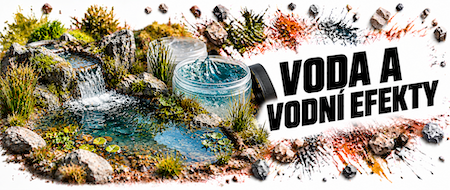 Voda a vodní efekty 100 ml pro dioramata, podstavce a herní terény